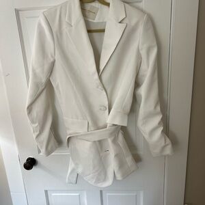 Amanda Uprichard Cream Blazer
